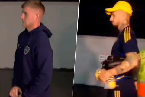VIDEO | Así se fueron Valentini y Benedetto del estadio de Racing: qué tienen ambos y qué pasará esta semana