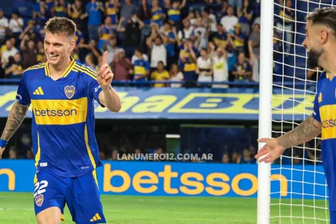 El divertido comentario de Milton Giménez a Zenón tras el tercer gol de Boca: "¿Fuiste vos?"