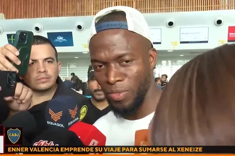 Qué dorsal usará Enner Valencia y su promesa a los hinchas de Boca: "A ellos les digo..."