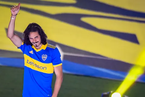 Edinson Cavani en Boca