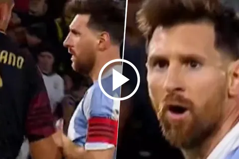 El cruce de Messi con Carlos Zambrano