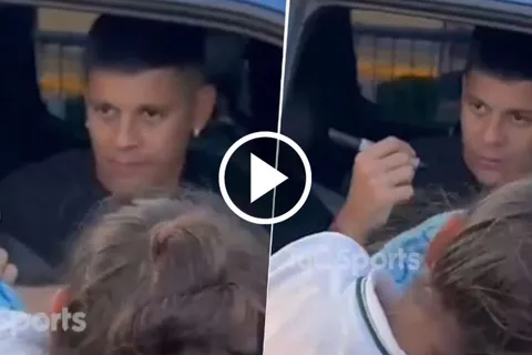 VIDEO | Un hincha de Boca le habló cara a cara a Marcos Rojo: "Por favor te lo pido"