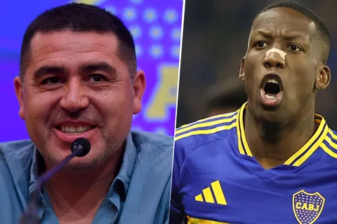 Juan Román Riquelme y Luis Advíncula