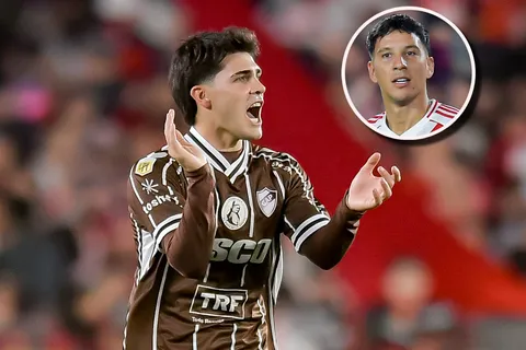 La burla de Taborda a Driussi tras el histórico triunfo de Platense