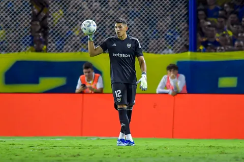 Leandro Brey, arquero juvenil de Boca