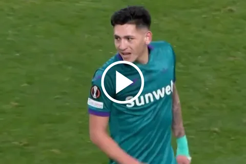 VIDEO | Ex Boca: el golazo de Luis Vázquez a lo Messi en la Europa League