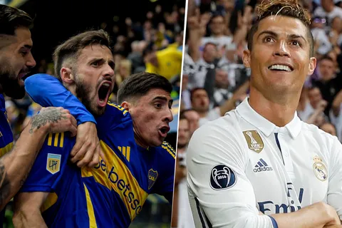 Juan Barinaga, el posible refuerzo de Boca que festeja como Cristiano Ronaldo