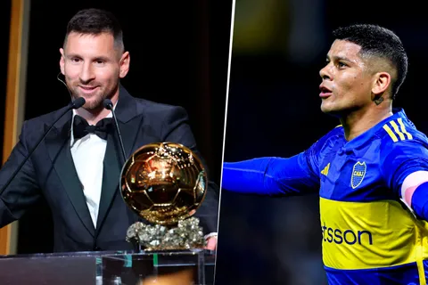 El emotivo mensaje de Rojo a Messi después de su octavo Balón de Oro
