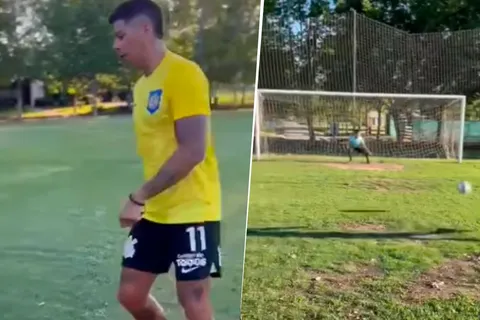 Así entrena Marcos Rojo mientras espera por volver a Boca