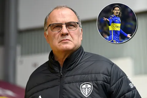 Marcelo Bielsa, entrenador de la Selección de Uruguay
