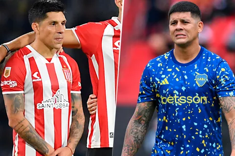 Marcos Rojo fue a buscar a Enzo Pérez al vestuario de Estudiantes tras la derrota de Boca: el motivo