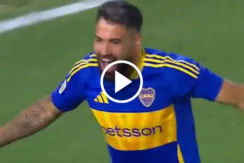 VIDEO | Gran jugada de Zeballos: el gol de Milton Giménez para el 1-0 de Boca ante Unión