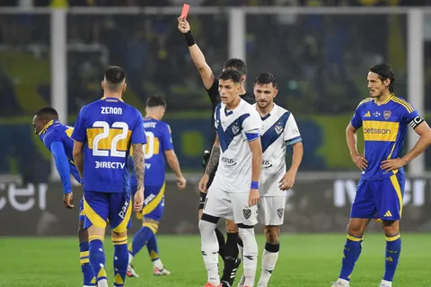Cómo quedó Boca en la tabla de equipos con más expulsados del fútbol argentino