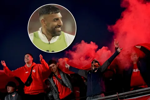 El polémico gesto de Wanchope a la hinchada de Independiente