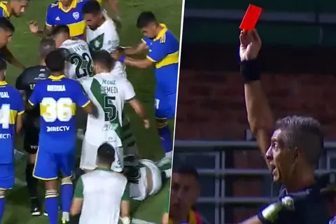 VIDEO | "Te están tomando de bol...": final picante entre Boca, Banfield y el árbitro 