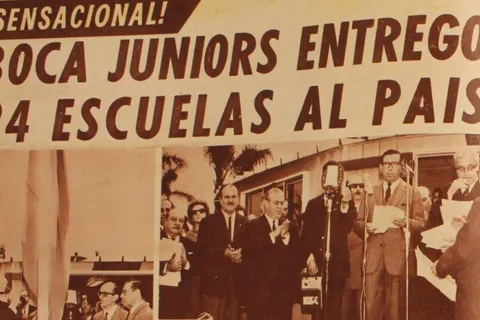 Un club ejemplar: la vez en la que Boca construyó escuelas en todo el país