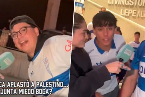 Se agrandaron: la insólita reacción de los hinchas de U. Católica antes del duelo con Boca