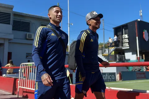 Medina y Varela, jugadores de Boca