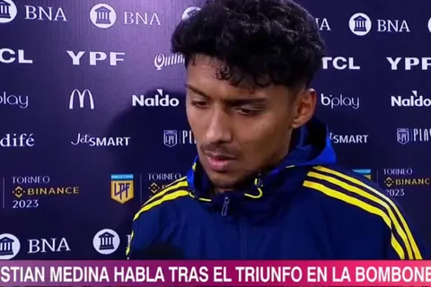 Tras otro partidazo personal, Medina destacó lo mejor de la victoria de Boca