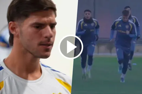 Boca se entrenó con indumentaria nueva: el detalle del escudo y los precios de cada prenda