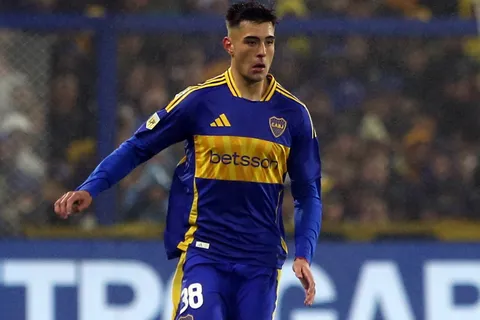 Aaron Anselmino, jugador de Boca