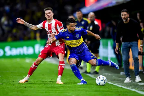 Kevin Zenón en Unión de Santa Fe vs. Boca