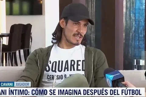 Cavani reveló cómo imagina su vida después del fútbol: "Es lo que me apasiona"