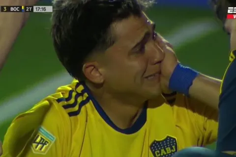 Se confirmó la durísima lesión de Zeballos: qué tiene el delantero de Boca