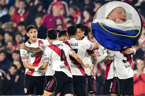 Jugó en River, pero es hincha de Boca: nació su hijo y ya le compró la camiseta azul y oro