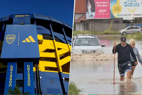 La gestión solidaria de Boca para las víctimas del temporal en Bahía Blanca