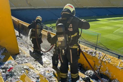 Pequeño incendio en La Bombonera tras el Boca-River: qué pasó