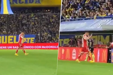Gonzalo Morales en Boca vs. Unión