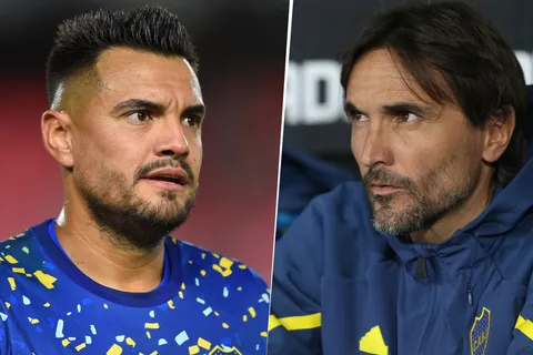 Sergio Romero y Diego Martínez en Boca