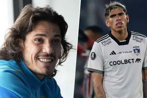 Edinson Cavani en Boca y Carlos Palacios en Colo Colo