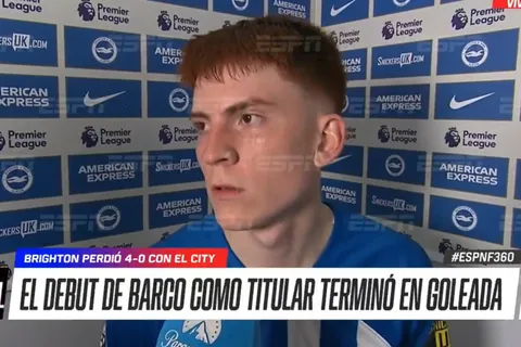 El descargo del Colo Barco tras su error en el Brighton vs. Manchester City: "Estoy triste"