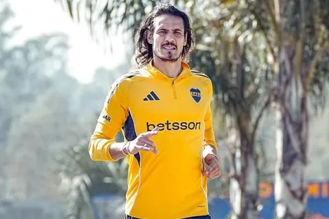 ¿En duda con Estudiantes? La noticia sobre Edinson Cavani en la vuelta a los entrenamientos