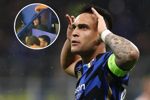 Lautaro Martínez apareció en La Bombonerita: el motivo y el cantito que le dedicaron los hinchas de Boca