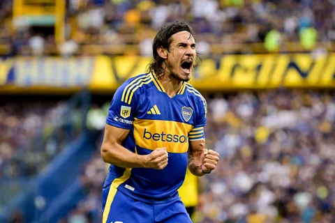 Edinson Cavani en Boca