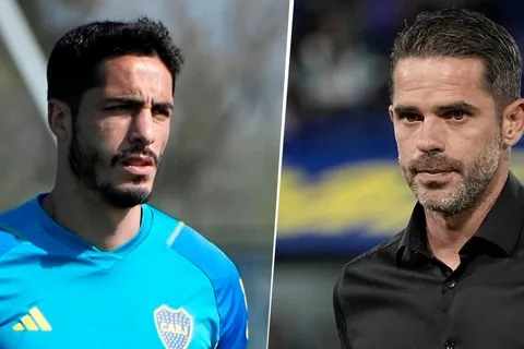 Nicolás Figal y Fernando Gago en Boca