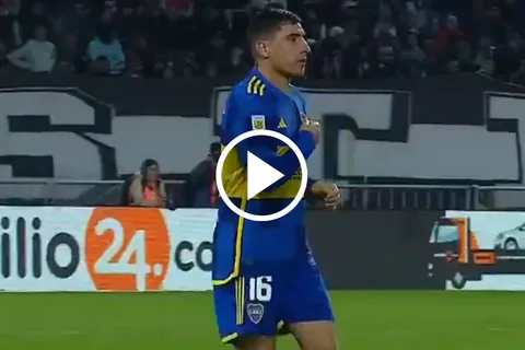 VIDEO | Boca se lo empató a Central Córdoba con goles de Equi Fernández y Merentiel