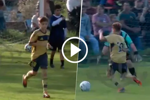 Su papá fue DT de Boca hace poco y ahora él la rompe en las inferiores xeneizes