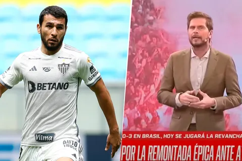 Con un meme de Vignolo, la picante burla de Junior Alonso a River tras eliminarlo de la Copa Libertadores: "Más por favor"