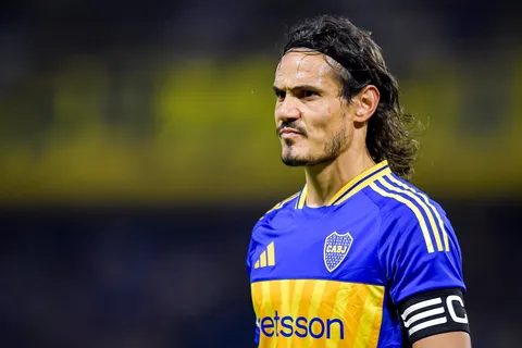 Edinson Cavani, delantero de Boca