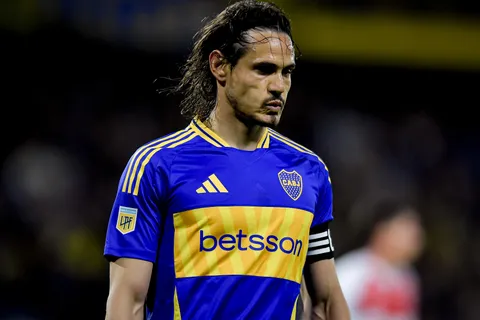 Edinson Cavani en Boca