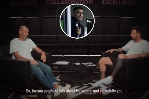 Messi charló con Zidane y nombró a Riquelme: "El 10 argentino..."