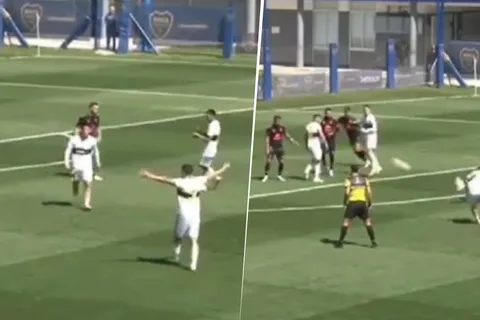 Gol de Taborda vs. Belgrano en Reserva