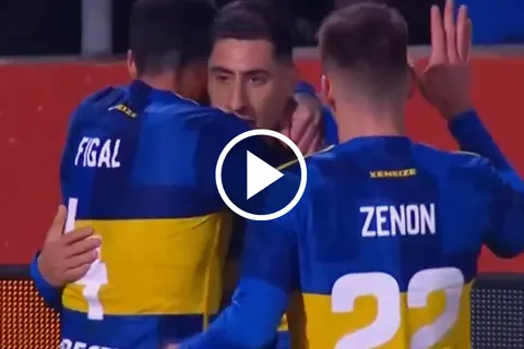 El golazo de Miguel Merentiel en Boca ante Almirante Brown por la Copa Argentina 2024