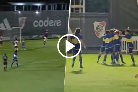 VIDEO | Santiago Dalmasso marcó un golazo ante River en el Superclásico de Reserva