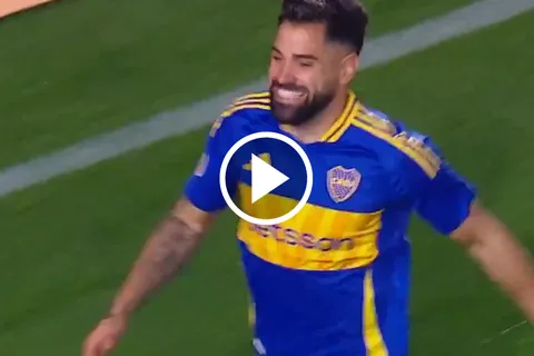 VIDEO | El gol de cabeza de Milton Giménez para poner en ventaja a Boca ante Estudiantes