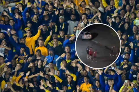 Un hincha de Boca se cruzó con el plantel de River en Uruguay e hizo lo que todo fanático hubiera hecho